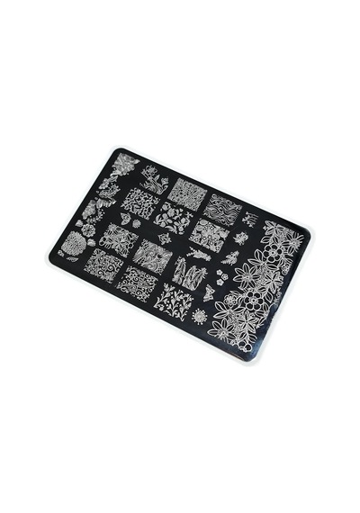 Nail Art Stamping Baskı Plakası Büyük Boy Xl Hk08
