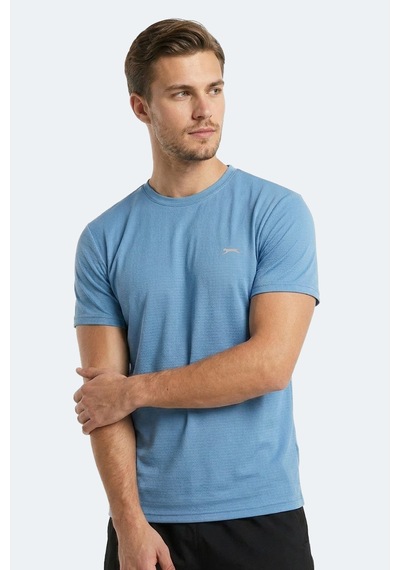 Slazenger Hugger Erkek Mavi Tişört
