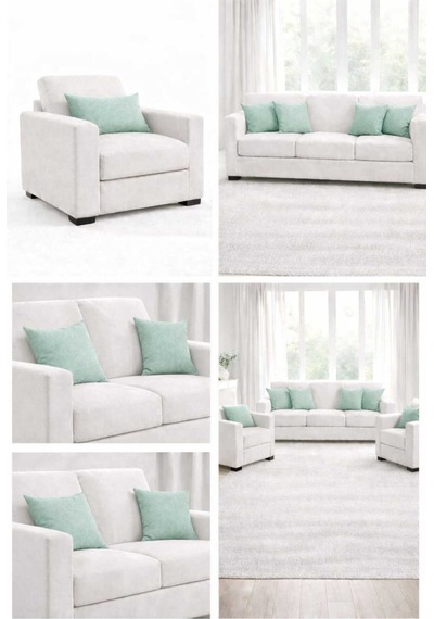 Kadife Dokulu Mint Yeşili Kırlent Yastık Kılıfı 2 Adet 45 X 45 Cm