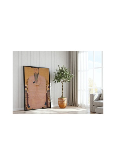 Klasik Sanat Bir Memurun Portresi Çerçevesiz Poster 21x30 Cm A4 Tablo Klasik Sanat Yağlı Boya