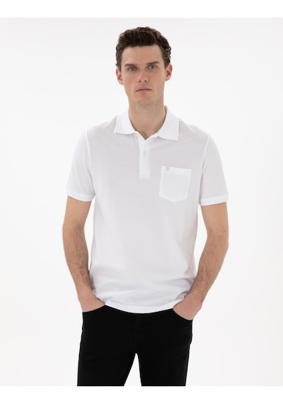 Pierre Cardin Erkek Beyaz Tişört Basic 50306552-vr013 Beyaz