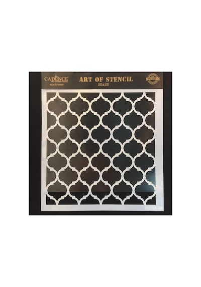Cadence Boya Stencil Şablon 25x25 Cm 4 Lü Set Hdm-110/ Hdm-180 / Hdm-109 / Hdm-96 Çok Renkli Tek Ebat