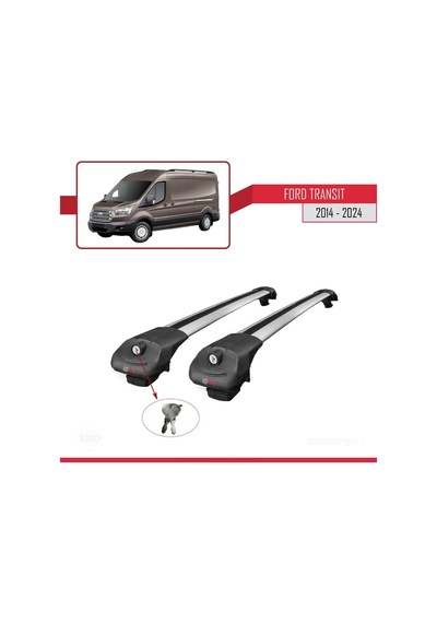Ford Transit 2014 Ve Sonrası İle Uyumlu Ace-1 Ara Atkı Tavan Barı Gri