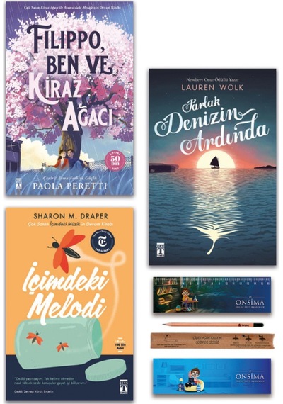 Genç Timaş Parlak Denizin Ardında - İçimdeki Melodi - Filippo Ben Ve Kiraz Ağacı Set 3 Kitap
