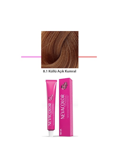 Premium 8.1 Küllü Açık Kumral - Kalıcı Saç Boyası 50 G Tüp