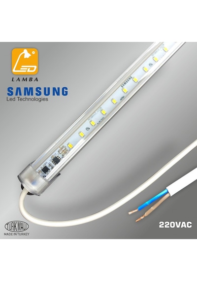Lambaled Mutfak Tezgahı Led Aydınlatma Günışığı - 200cm Şeffaf