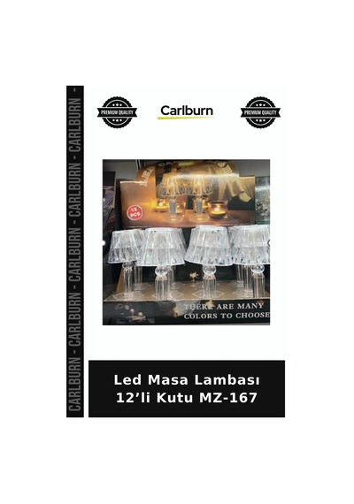 Led Masa Lambası 12 Li Kutu Mz-167 Küçük Lamba Aydınlatma Ürünü