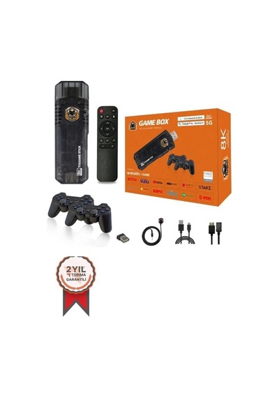 Özel Üretim Hobi Kutu Eğlence Oyun Konsolları 2ın1 8k Ultra Hd 64gb Gc06