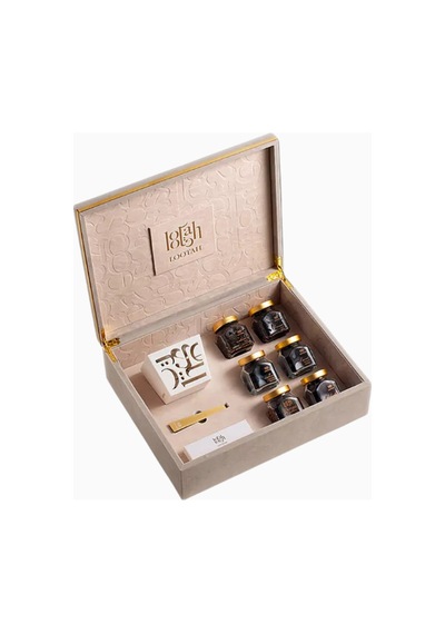 Velvet Incense Set, Lüks Buhurdan, 6 Çeşit Tütsü Ve Oud Hediye Seti