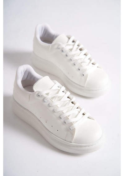 Mubiano Mbmkq200-bb Kadın Kalın Taban Beyaz/beyaz Sneaker & Spor Ayakkabı Beyaz/beyaz