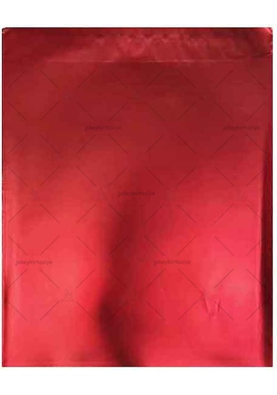 Jokey Ambalaj Mat Metalize Bantlı Kırmızı Hediye Paketi 20'li 30 x 35 CM