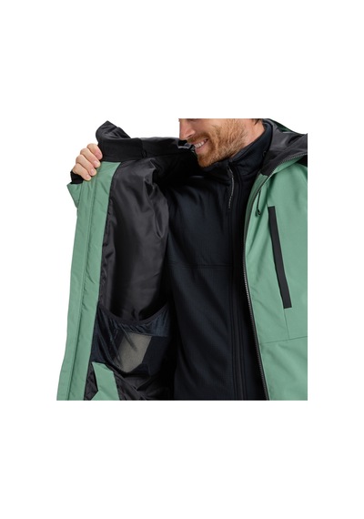 Quıksılver Quiksilver Mission Block Jk Erkek Yeşil Snowboard Ceketi Gnd0 Yeşil