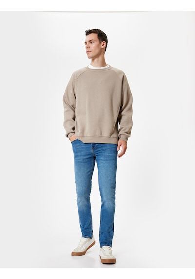 Koton Slim Fit Kot Pantolon - Brad Jean Orta İndigo 5wam40032ıd İndigo Koton Slim Fit Kot Pantolon - Brad Jean Orta İndigo 5wam40032ıd İndigo