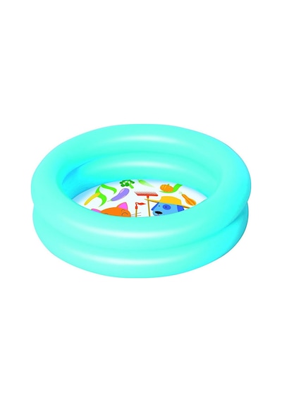 Bestway 2 Boğum Desenli Zeminli Çocuk Havuzu, (61x15 cm) 51061 Pembe