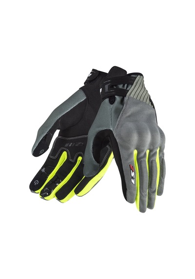 Ls2 Dart 2 Eldiven Gri-neon Sarı