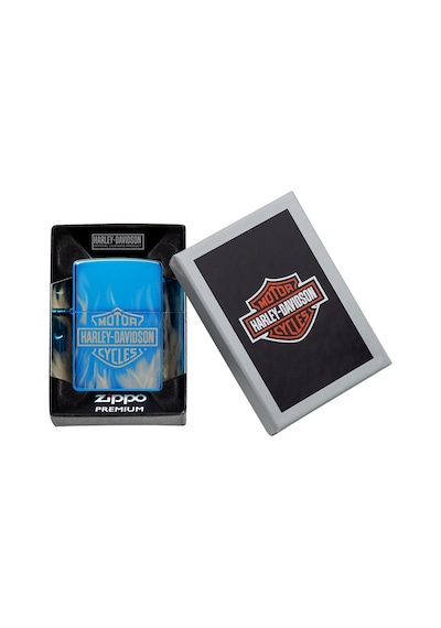 Zippo Harley Davidson Sapphire Blue Çakmak