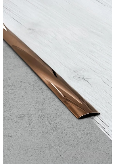 Kapı Eşik Profili Çelik 4 Cm Eninde - 244 Cm Uzunluğunda Bronz