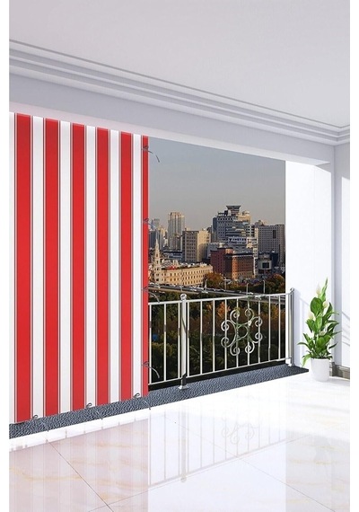 Nivemeshome Balkon Perdesi Branda Güneşlik 6 Renk Seçeneği, 250 X 215 Tybo6af2ıp3ıwsd703 Çok Renkli