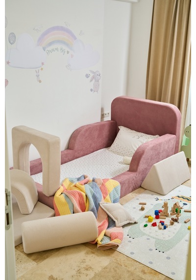 Funbed Yeni Nesil Montessori Çocuk Yatağı & Oyun Alanı Yıkanabilir Sıvı Geçirmez Pembe - 836527200 Funbed Yeni Nesil Montessori Çocuk Yatağı & Oyun Alanı Yıkanabilir Sıvı Geçirmez Pembe - 836527200