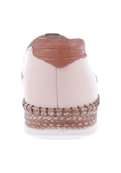 Dgn P01-22y Bayan Strobelli Anatomıc Footwear Deri Ayakkabı P01-1512-R0152 Bej