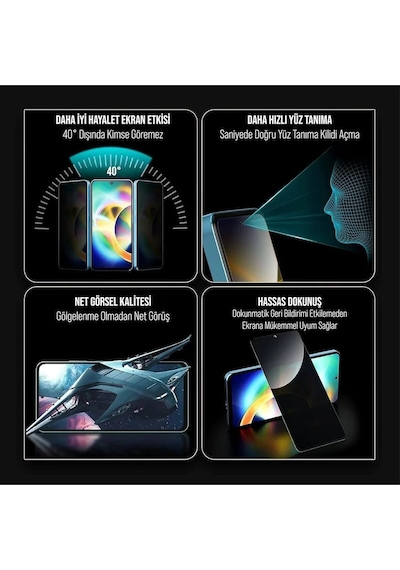 Apple Uyumlu   iPhone 17 Pro Max Kırılmaz Cam Hayalet Ekran Ve Antı Stati
