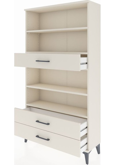 Arges Dolap 4 Raflı 3 Çekmeceli 88x30x163 Aytaşı-aytaşı Aytaşı