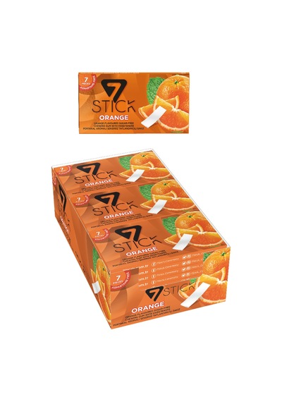 7stıck Sekersız 7lı Portakal Aromalı Sakız 14,5gr 24 Adet