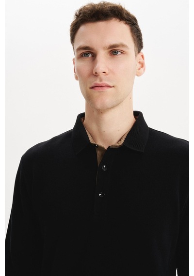 AR-MA Arma Erkek Regular Fit Selanik Kumaş Düğmeli Polo Yaka Sweatshirt Pamuk Polyester Karışımlı K30564699202 Siyah AR-MA Arma Erkek Regular Fit Selanik Kumaş Düğmeli Polo Yaka Sweatshirt Pamuk Polyester Karışımlı K30564699202 Siyah