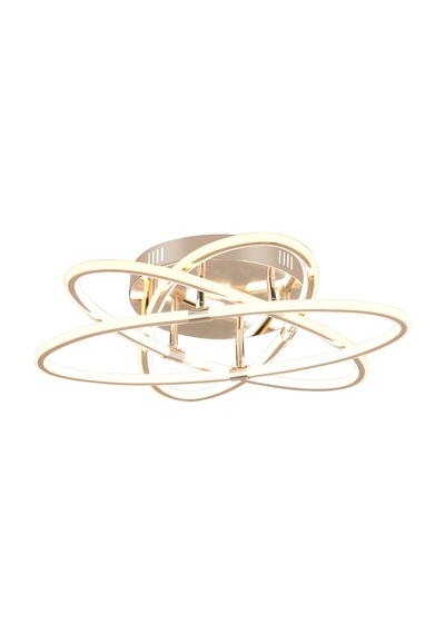 Pl 011 Çift Yönlü Model Gold 3 Renkli Salon Ve Oturma Odası İçin İdeal Alüminyum Avize, 65x10 Gold