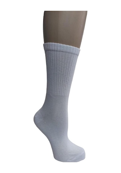 Design PAMUKLU SOKET KADIN SPOR ÇORABI - BEYAZ Beyaz