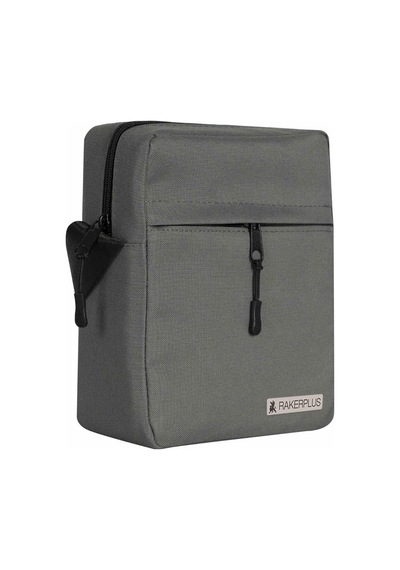 Rakerplus Gri 20x16x8 Cm Unisex Omuz Çantası Gri