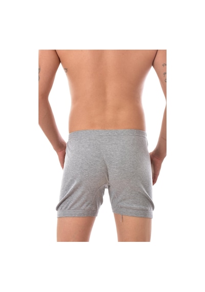 Erkek Gri 6 Adet Tutku Paçalı Boxer Gri 0111 001