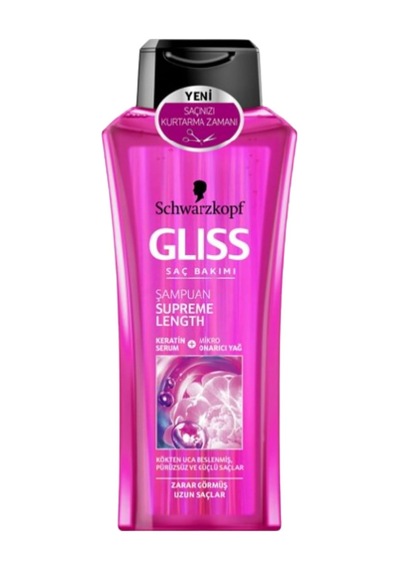 Supreme Length Saç Bakımı Şampuan, 400 Ml X 2, Keratin Serum Ve Mikro Onarıcı Yağ 101235102336