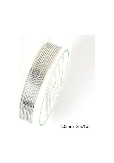 Akyolhobi 5 Metre Alüminyum Tel - 1Mm Deney Hobi Ve Tasarım Teli 299684751