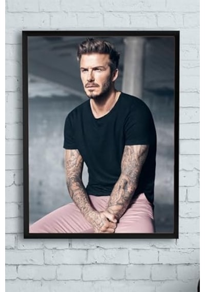 Pster10608 David Beckham Çerçeveli Tablo 2 40x50cm 7/8 Yaş