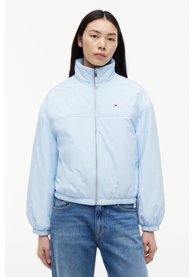 Tommy Hilfiger Tjw Kadın Dolgulu Dik Yaka Mavi Ceket-16393