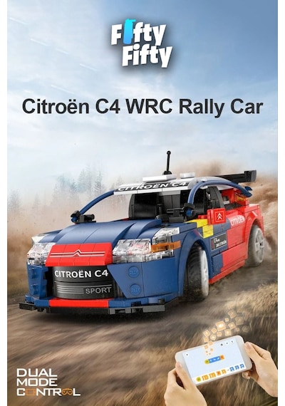 Cada Citroen C4 Wrc Uzaktan Kumandalı -c51078w 329 Parça Oyuncak Yapım Seti
