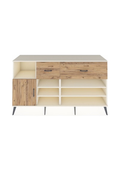 Kronos Konsol 6 Raflı 2 Çekmeceli Tek Kapaklı 176x59x99 Aytaşı-ç Aytaşı-çam