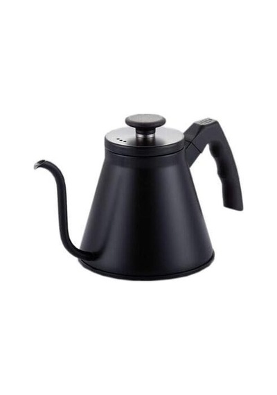 Tr Epinox Barista İbrik Coffee Pot Kettle 1200 Ml- Filtre Kahve Demliği Siyah Renk Paslanmaz Çelik Diğer