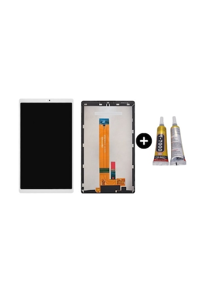 Samsung Galaxy Tab A7 Lite Sm-t225 Uyumlu Dokunmatik Set Beyaz + B7000