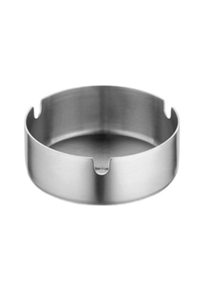 Paslanmaz Küllük Ø:8 Cm H:3 Cm Metal Metalik Yuvarlak