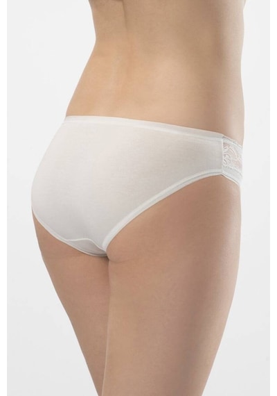 Türen Kadın Beli Dantelli Likralı 2li Pamuklu Bikini Külot 001