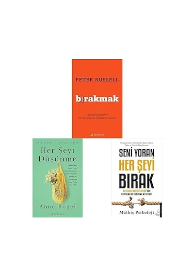 Bırakmak + Her Seyı Dusunme + Senı Yoran Her Seyı Bırak 3 Set
