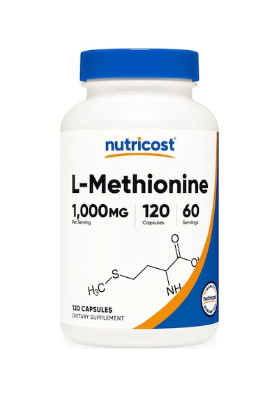 L-methionine 1,000 Mg 120 Capsules Protein Sentezi Ve Hücresel Destek