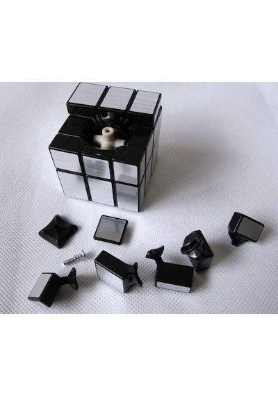 Meishine 3 X 3 X 3 Magic Cube Silver Mirror Cube Speed Küp