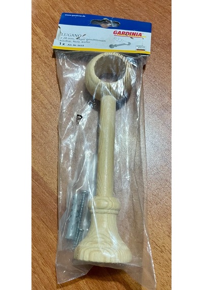 Rustik Taşıyıcı Ayak 28 Mm Doğal Çam Renk