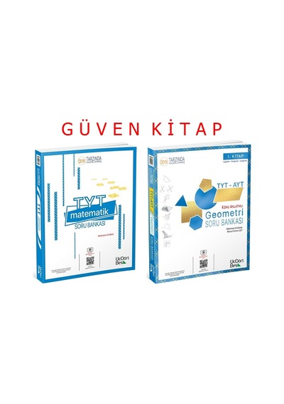 Üçdörtbeş Yayınları Tyt - Ayt Matematik Geometri Soru Bankası Seti