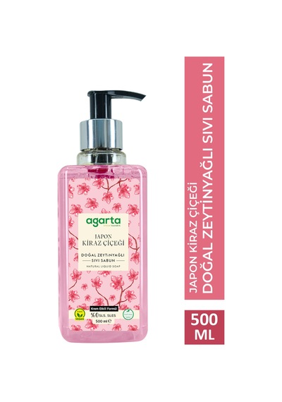 Agarta Doğal 500 ML Japon Kiraz Çiçeği Sıvı  Sabun