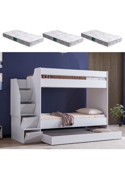 Ranza, Martin Yavrulu Ranza - Beyaz 3 Adet Comfort Yatak 240 CM