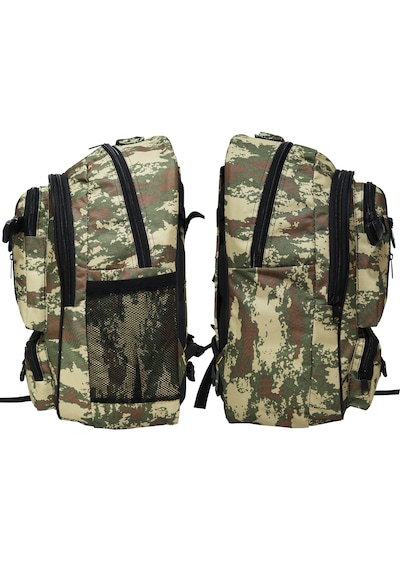 Bag Trend Bt Dağcı Sırt Çantası,50 Litre,kalın Kumaş,kamp Çantası, Kamuflaj Desen
